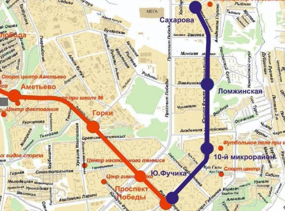 Вторая линия казанского метро может пройти через Азино. Статьи. Большая Казань