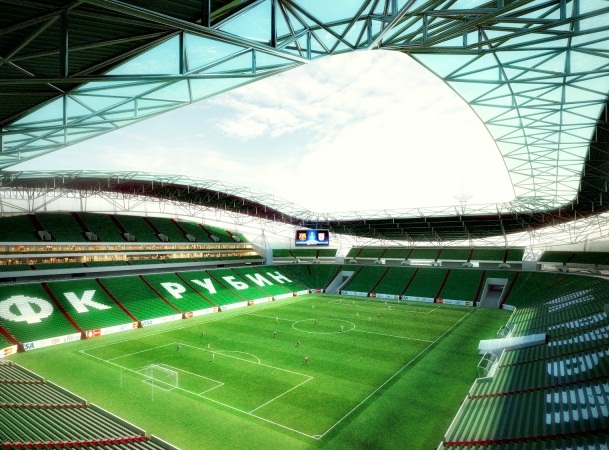 Новый футбольный стадион в Казани будет сдан в эксплуатацию весной 2013 года. Новости Казани. Большая Казань